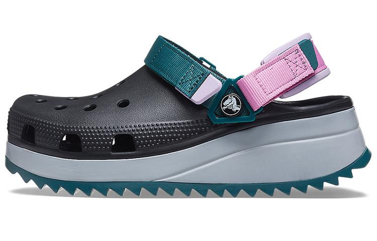 Crocs Classic Hiker Clog  Black Grey Teal  206772-988 36-37