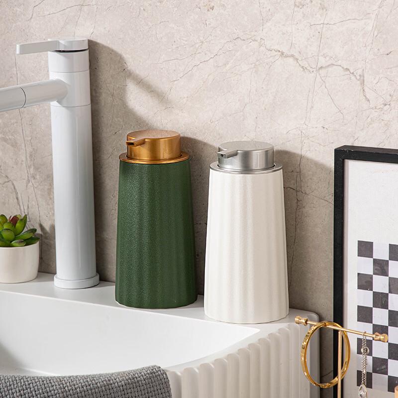 OIMG Ceramic Frosted Foam Soap Dispenser