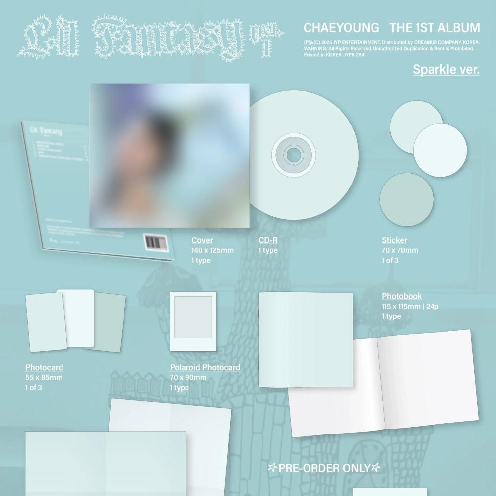 CHAEYOUNG (ZWEIMAL) - [LIL FANTASY VOL.1] 1. Album DIGIPACK SPARKLE Version