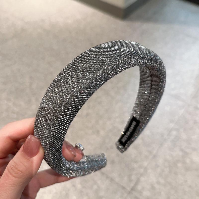 

Изысканная сверкающая женская повязка на голову 2024 года: Универсальный, Высококлассный, Модный аксессуар для волос