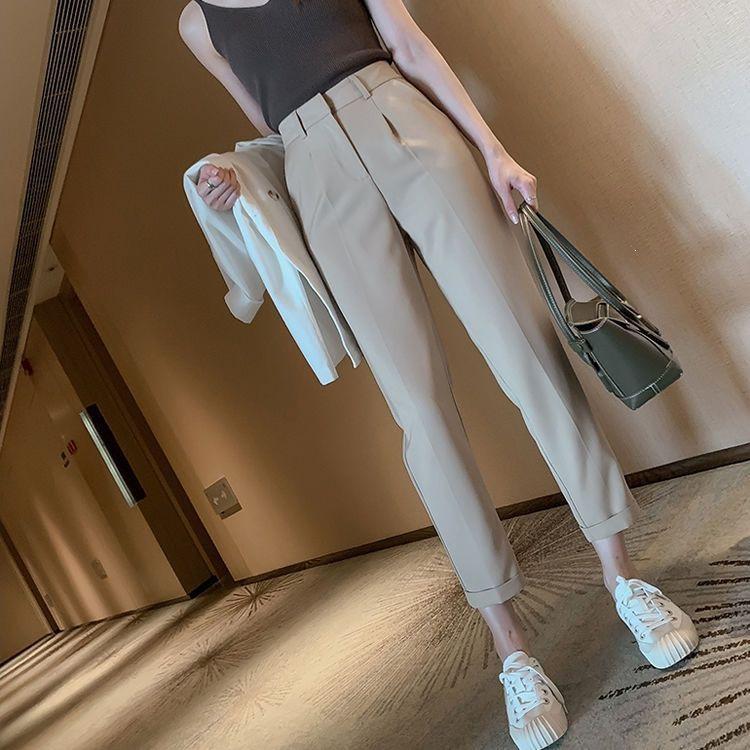 

Women s High-Waist Slimming Loose Straight Pants - Spring/Autumn 2026 Collection 2XL (130-140 lbs)