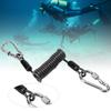 Stainless Steel Buckle Portable Camera Diving     Spring Rope Fishing Missed Line
