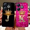 For Infinix Smart 8 Case X6525 Luxury Letters Cover Shockproof Soft TPU Phone Case For Infinix Smart 8 Pro Smart8 HD Shell Coque