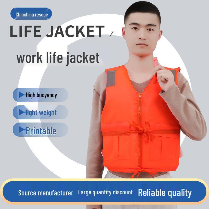 Professional Adult & Children Marine Life Jacket - Ideal for Swimming, Fishing, Snorkeling & Survival