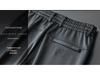 Men's Plus Size Autumn Fleece-Lined Sweatpants - Elastic Waist, Straight Leg Casual Pants