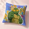 Cartoon Teenage Mutant Ninja Turtles Cushion Cover Premium Reversible Pillow Cover in Dual Comfort Decor for Home  Car