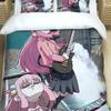 New Anime Bocchi The Rock Kessoku Band Bedding Set Duvet Cover Quilt Cover Pillowcase Comforter King Queen Size Boys Adult