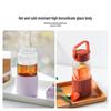 Buydeem 630ml Glass Tea Infuser Tumbler