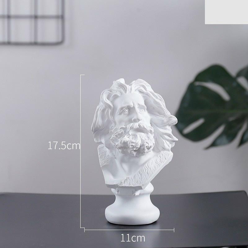 World Famous Statue Retro Art Resin Marseille Sculpture Sketch Model David Home Room Decoration Resin Office Decor Figurine