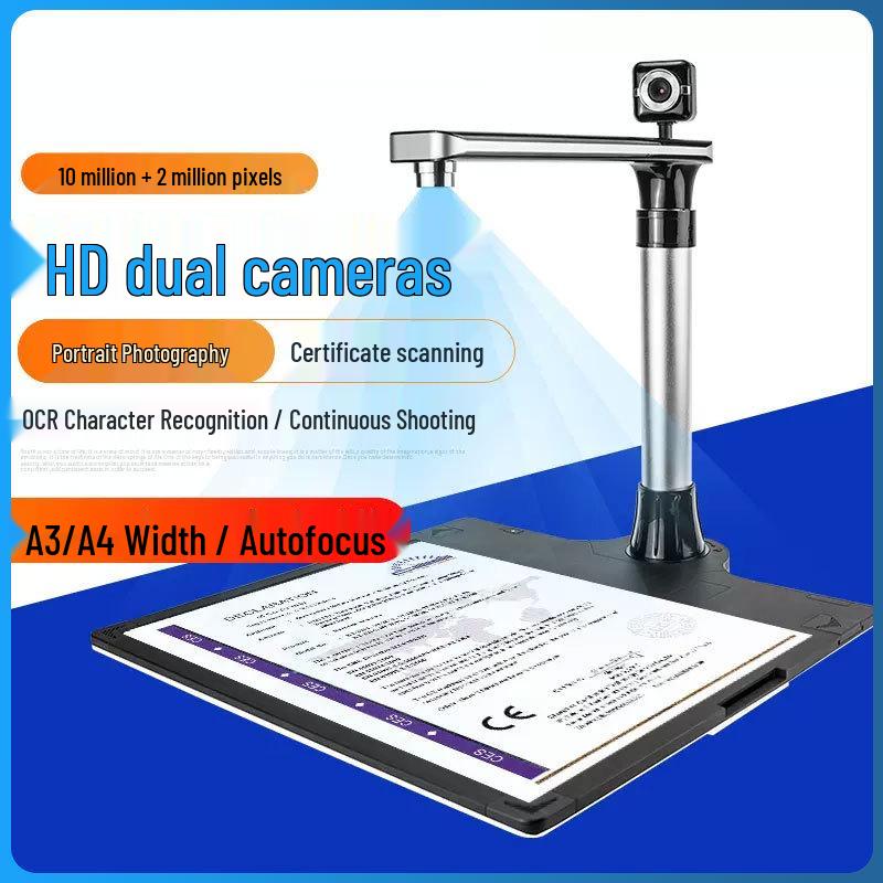 Xunlei 20MP High-Speed Document Scanner for A3/A4, Office & Teaching Use