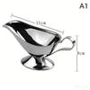 Stainless Steel Spice Gravy Container Heat Resistant Non-Toxic 1Pcs Sauce Boat Ketchup Seasoning Cup for Daily Dining
