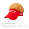 Men Hat with Hair Wig Cap Stylish Sun Decorative Visor Baseball for Outdoor