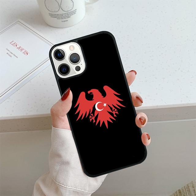 Republic of Turkey Realistic Flag Phone Case For iPhone 17 Air 13 12 14 15 16  Cover For Apple Pro Max Plus