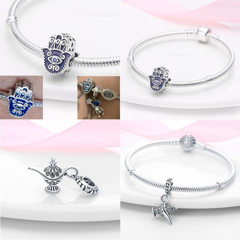 

Новый Фараон Демон Глаз Подвески Бусины Для Женского Браслета Оригинальный Серебро 925 3 мм Подвески Браслет Изготовление Ювелирных Изделий