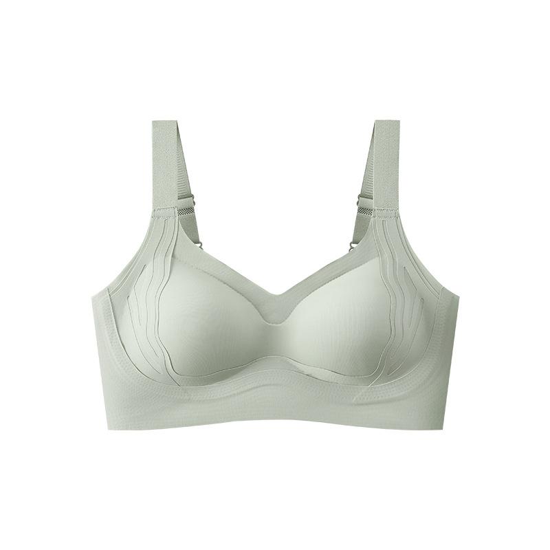 Fixed Cup Sexy Back Bra Small Chest Gathering Not Empty Cup Anti-sagging Soft Support Pull Comfortable Underwear Women
