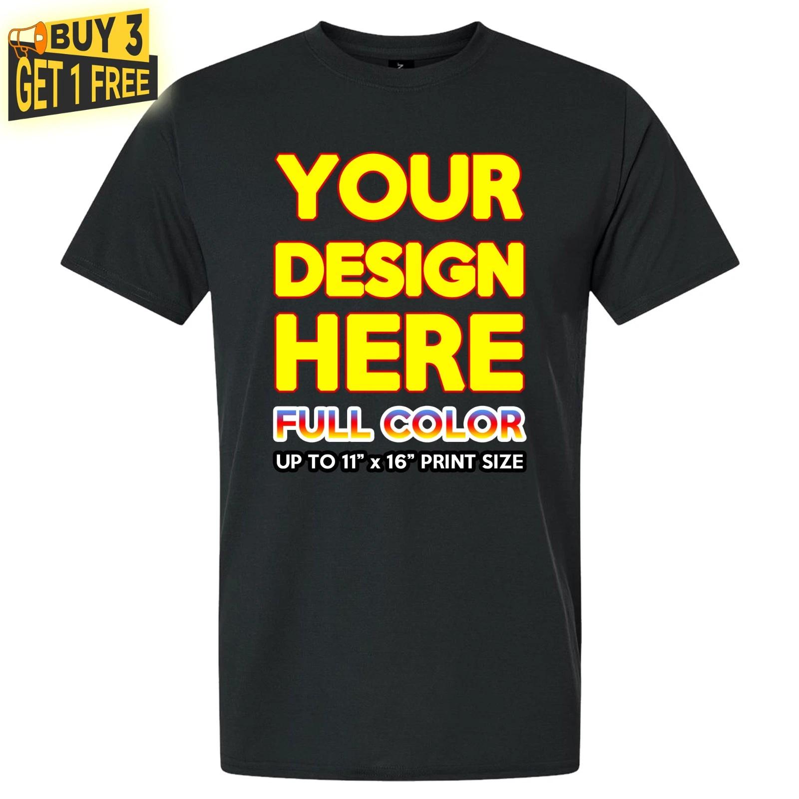 

Full Color Custom Print 100% Polyester T shirt Text Photo Logo Design Print Tee L
