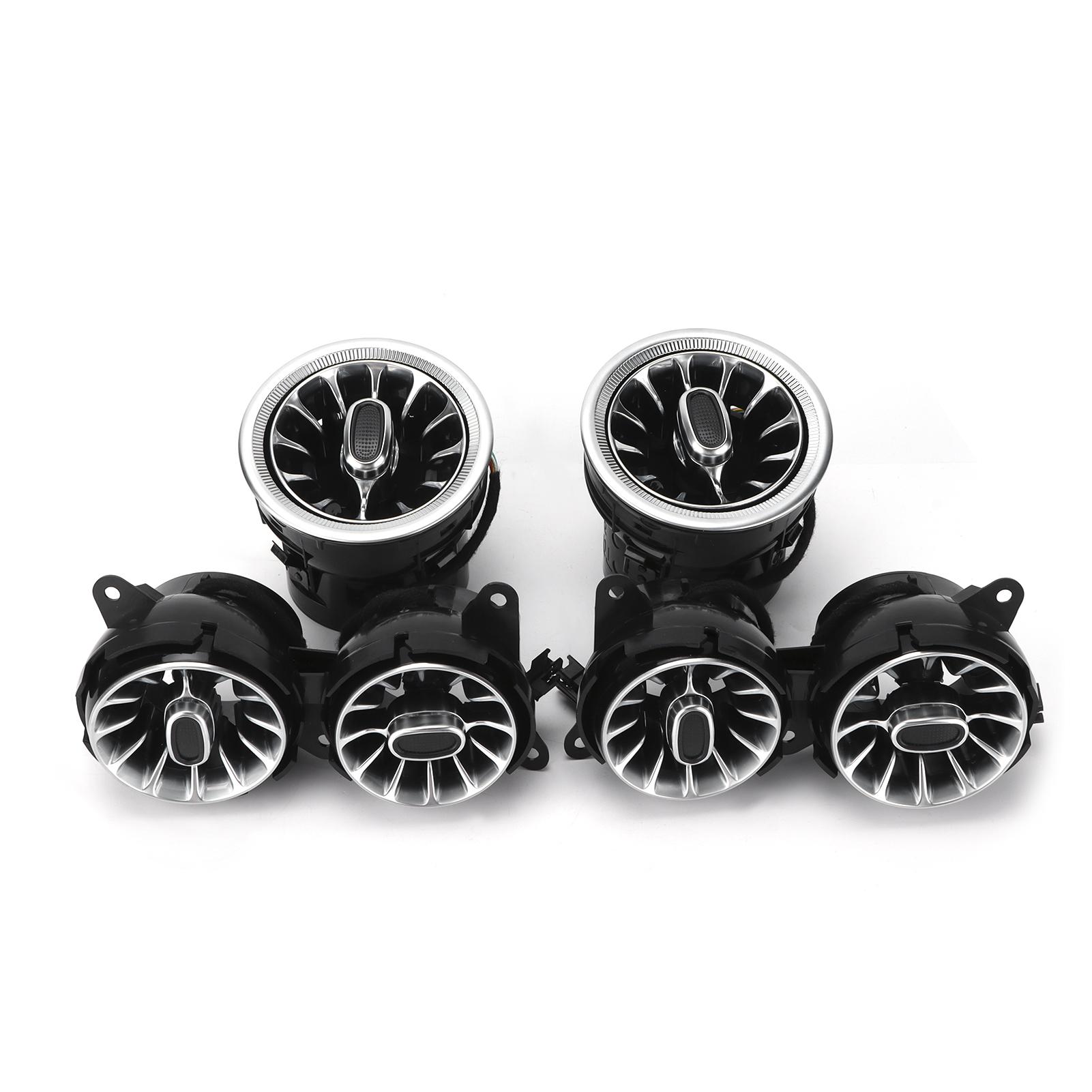 

6 шт. 7-цветных комплектов передней светодиодной турбины, подсветки салона, замена для Benz SКласс W222