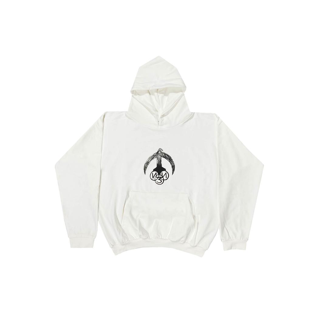 RogueWave Streetwear Printed Sweatshirt Casual Loose Oversized Tops Hoodies For Men