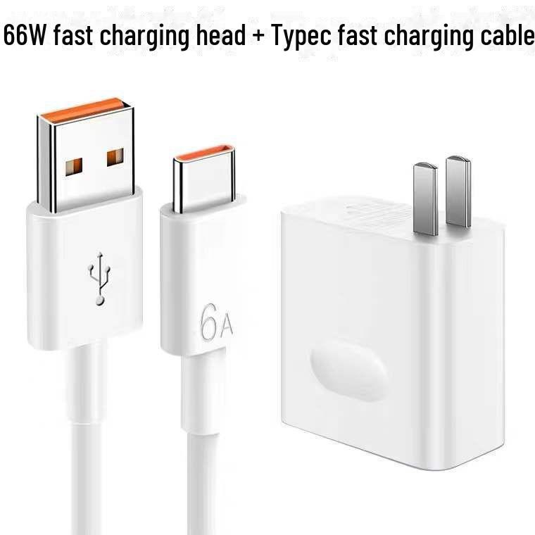 Compatible with Huawei 66W Super Fast Charger for P40/Mate30pro, Honor V40/Nova, 6A Fast Charging Cable.