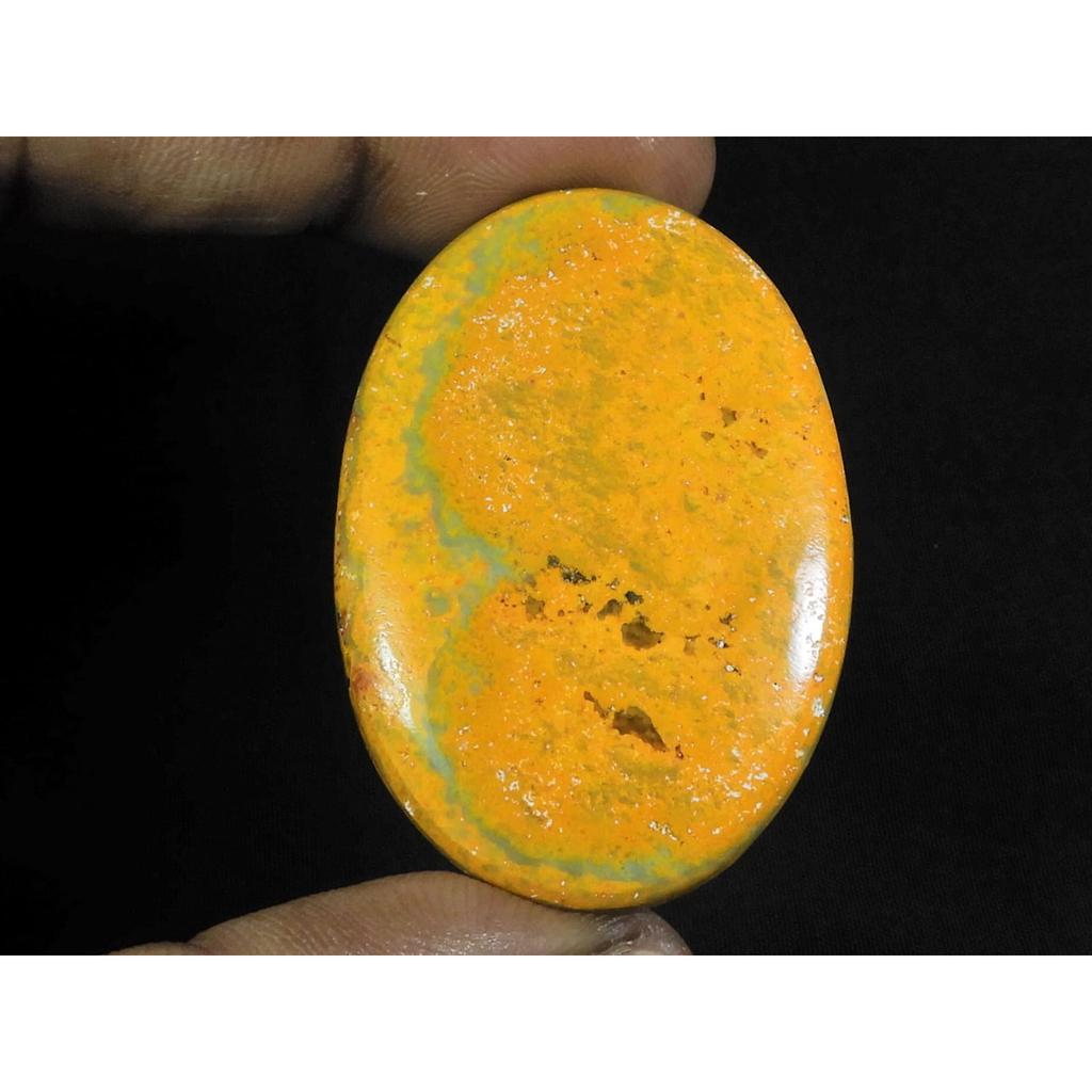 70Cts. Natural Bumble Bee Jasper Oval Cabochon Loose Gemstone 30X44X06 MM D-95