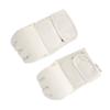 Hand Taekwondo Ausrüstung Handschuh Halbfinger Sicher Verstellbares Handgelenkband Boxhandschuh für Sandsack Weiß