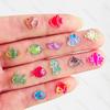 55Pcs New Cute Cartoon Ocean Fish Resin Flat Back Cartoon Scrapbook Diy Decoration Earrings Accessories Crafts A152