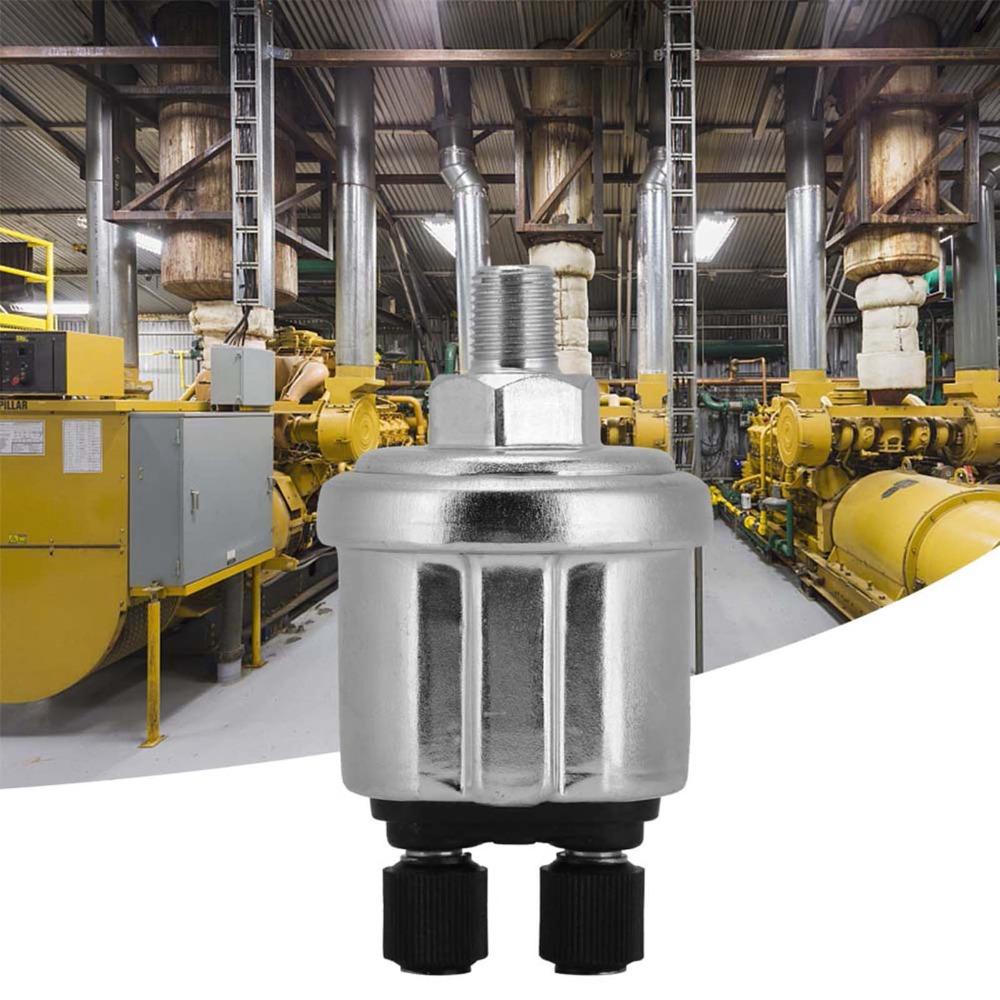 1/8 NPTF Oil Pressure Sensor Bright Thread Pressure Sending Unit Electrical Applications