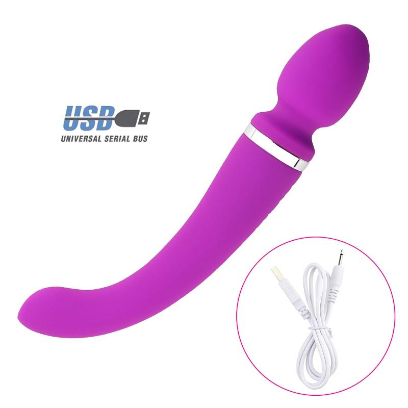 Dual Head Vibration Sex Toys for Women AV Wand Clitoris Stimulation G-Spot Dildo Vibrator Vagina Massager Powerful Sex Products