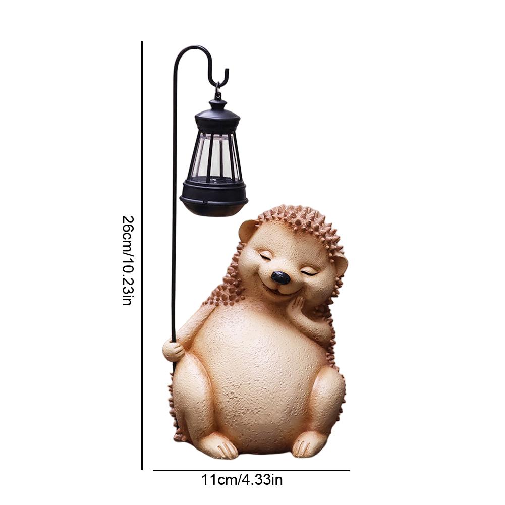 Funny Resin Animal Sculpture with Solar Outdoor Light Outdoor Lawn Decor Garden Frog Ornament for Patio Balcony Yard Lawn Decor