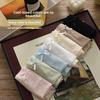 Women's Summer Ultra-thin Jacquard Love Bow-net Yarn Ice Silk Trackless Mid-waist Triangle Briefs