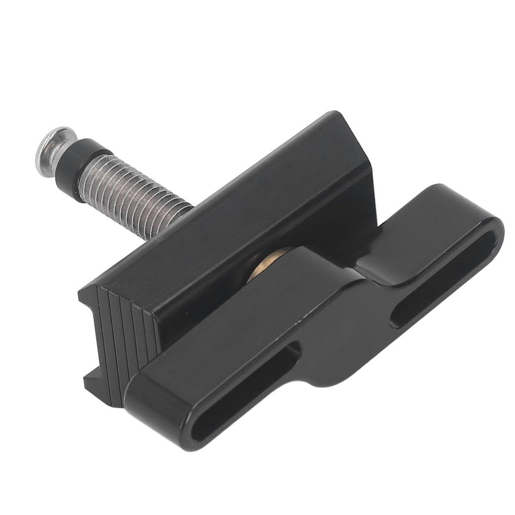 Klapprad Scharnierklemme Aluminiumlegierung Klapp C-Schnalle Reparaturteile Schwarz eloxiert