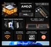 BMAX B7A Pro Processador AMD Ryzen 5 7430U Gráficos AMD Radeon 16GB DDR4 SSD NVMe de 512GB Windows 11