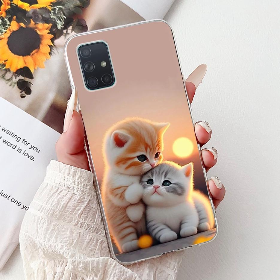 For Samsung Galaxy A31 A51 A71 Case A315F A515F A715F New Luxury Painted Cover Soft Silicone Case For Samsung A51 A 31 71 Fundas