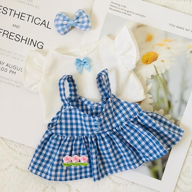 Medium 30cm Handmade Doll Clothes for Jointed Bear - S Size Belle Lulu Outfit Gift for Girls