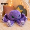 Stuffed Animal Pillow Devil Octopus Plush Toy, Soft Dark Doll Decor, Halloween Eight Tentacle Sea Pillow, Gift for Christmas Birthday Kids Plushie
