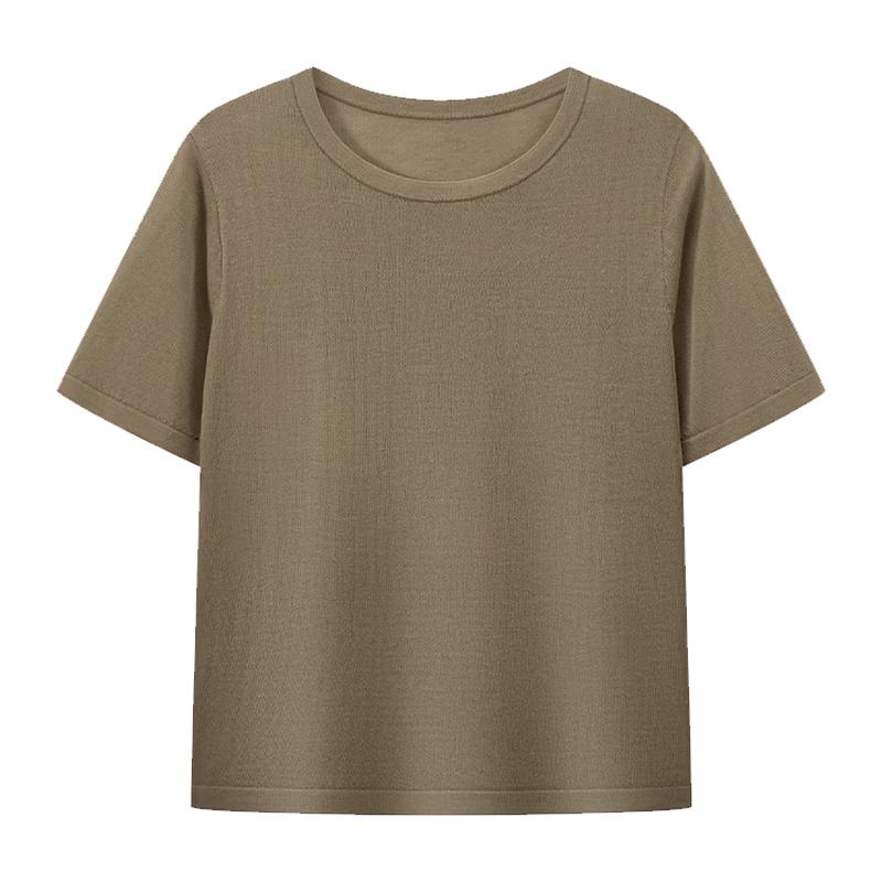 Jingdong Crafted Knit Linen T-Shirt XS