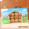 24 Piece Cute Cartoon Capybara Pencil Sharpener Set Kawaii Double-Hole Mini Design Perfect Student Prizes Stationery Gifts