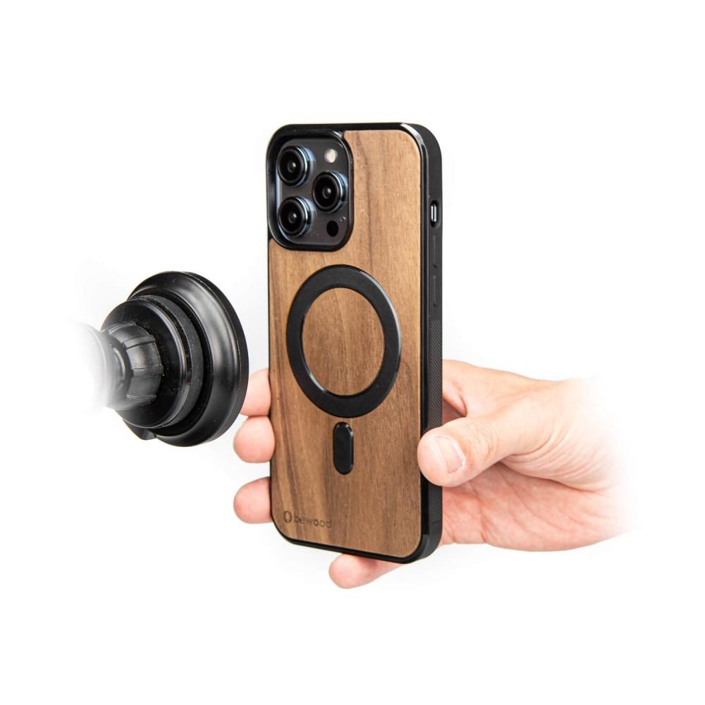 Bewood Wooden Case for iPhone 13 Pro American Walnut MagSafe