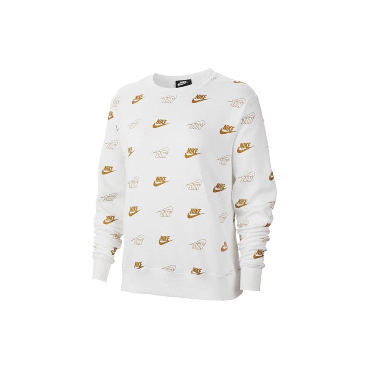 Nike Sportswear White Women s Crew Shine Sweatshirt BV4995-100 XXL