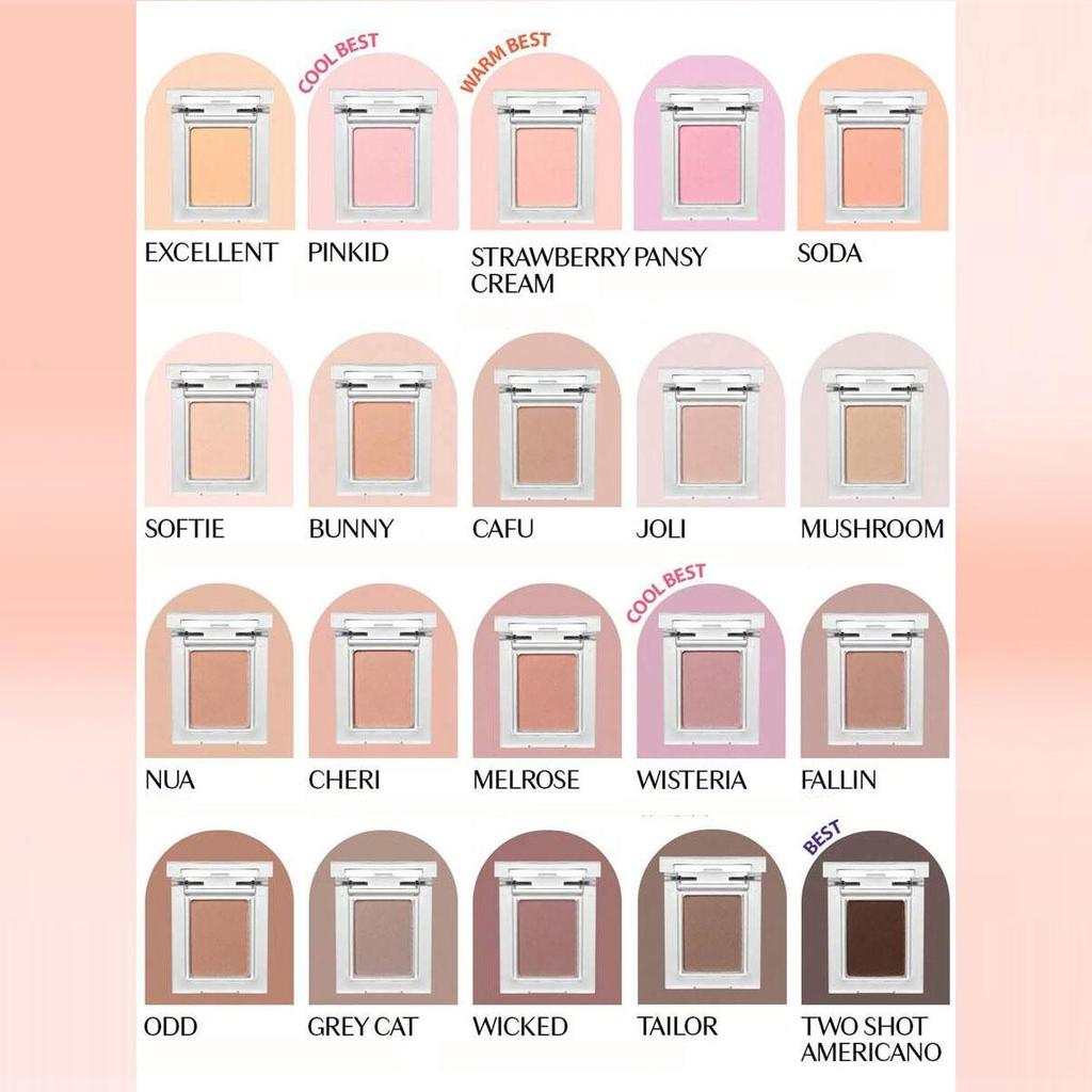 HOLIKA HOLIKA My Favorite Piece Shadow 1.7g/0.06oz (3 Color Options)