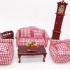 Mini Dollhouse Photography Scene Props: Multicolor Wave Tea Table (1:12 Scale)