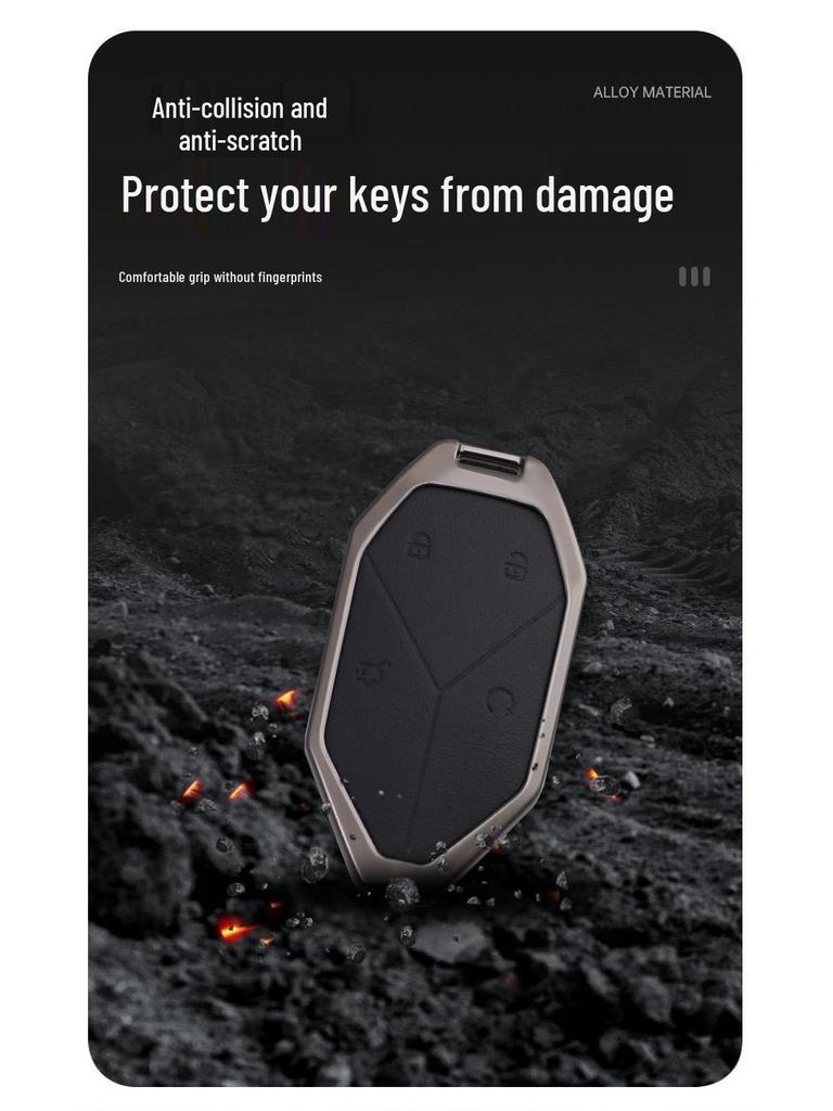 2024 Fangchengbao Leopard 5 Key Case: NFC Induction Card Holder & Protective Shell for Men