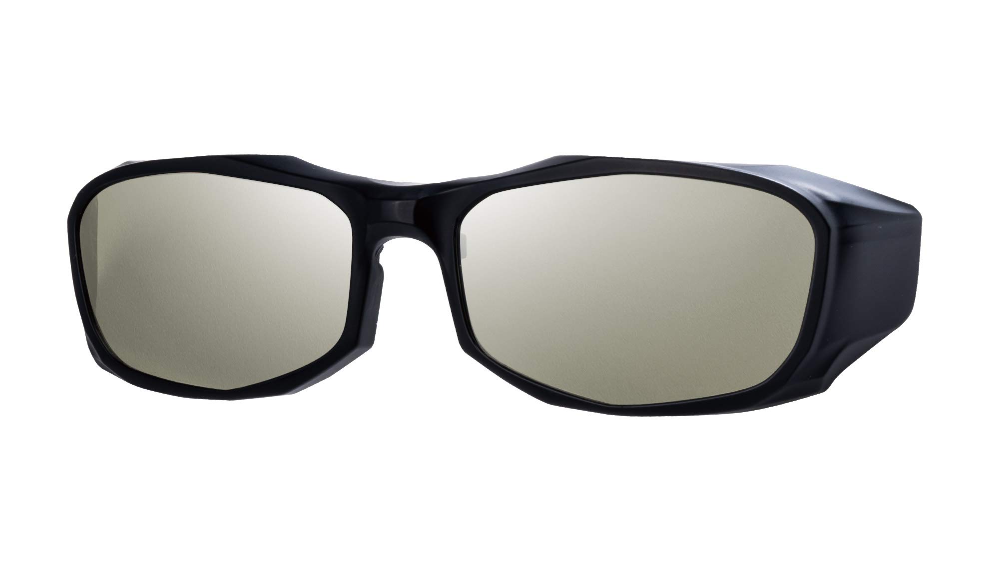 

Zeque Polarized Baron Apron Jacket Matte TRUEVIEW SILVER MIRROR Sunglasses, F-1710 Black, SPORTS/