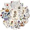 35-70pcs Gothic Stickers Waterproof Graffiti Motorcycle Luggage Phone Cases Cool Sticker Packs Diy Personalized Stickers