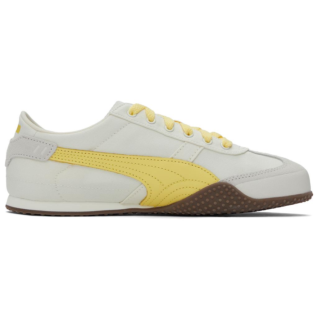 Puma Bella Ut Canvas Fashion Versatile Comfortable Low-Top Casual Shoes Unisex Sneaker White Yellow 403492-01