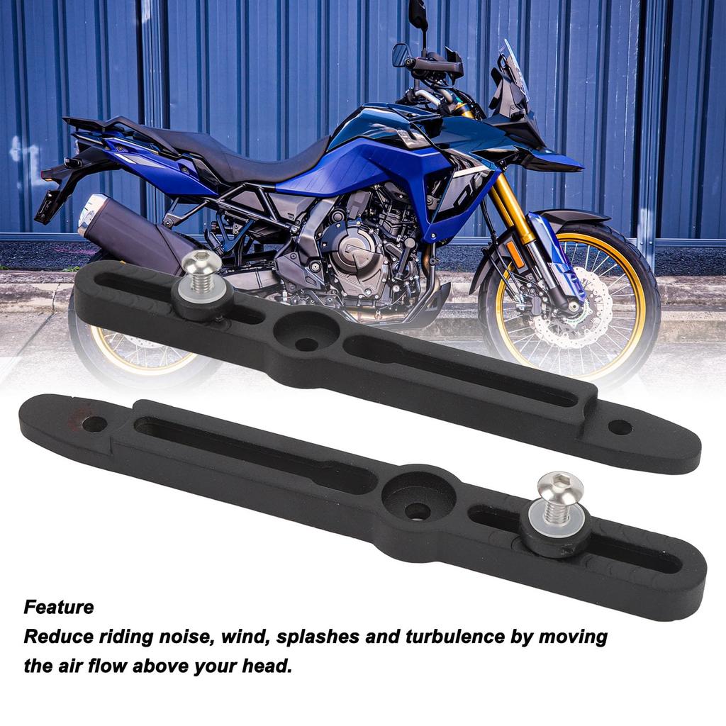 Motorcycle Windscreen Adjuster Windshield Bracket Adjustable Easy Installation CNC Aluminum Fits V-Strom DL 800DE 2022-2024 1 Pair