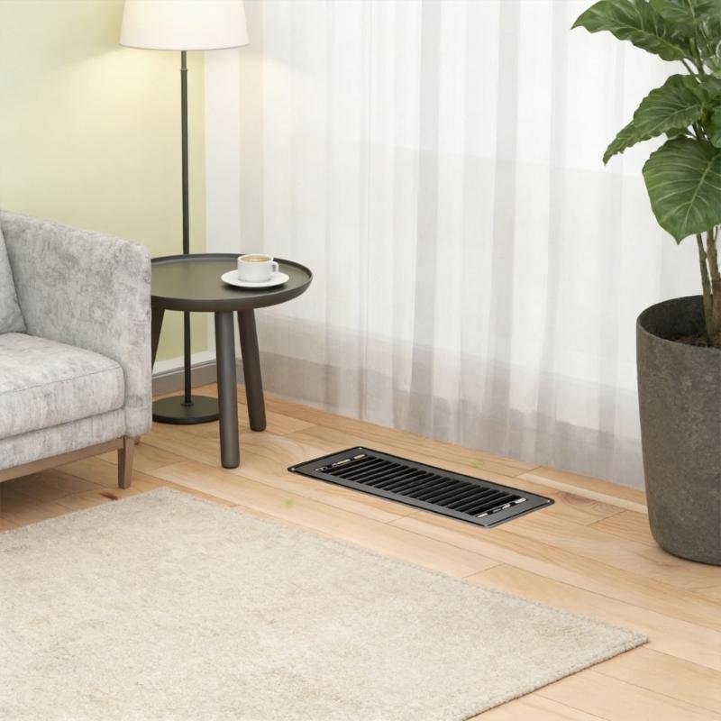 Durability Metal Floor Vent Filter High Efficiency Floor Vent Cover For Efficient Dusts Protecting and Easy Installation