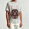 Him Band Pro Fan Dárek Tričko Unisex Unisex Harajuku Oversized Unisex Krátký Rukáv Streetwear Vysoká Kvalita Pár Komfortní Měkký