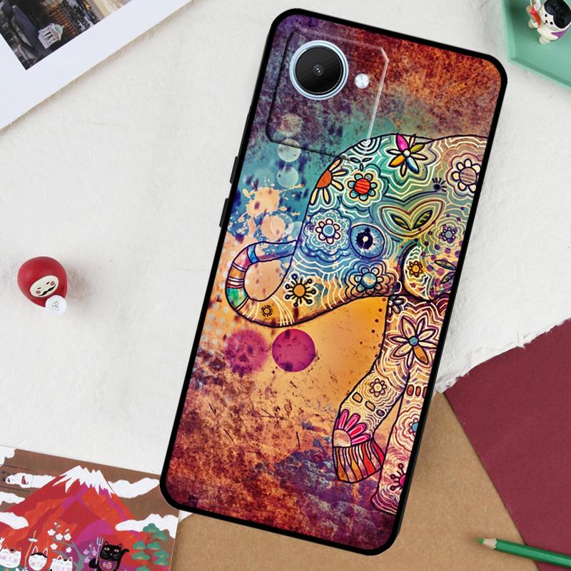 Vintage Aesthetic For Realme 14 Pro Plus 13 10 11 12 GT 6 5 6T GT7 Pro C61 C55 C53 C51 C21Y C25S C67 C75 Case