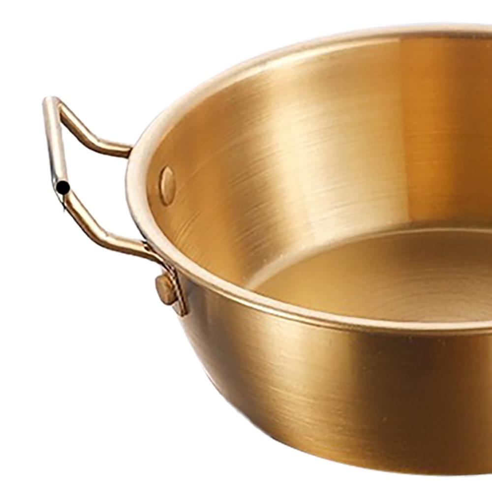Rustless Steel Serving Bowl Round Deep Appetizer Bowl Practical Food Basin Fruit Storage